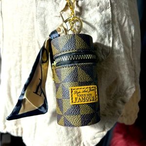 Luxury Inspired Cylinder Bag Charm